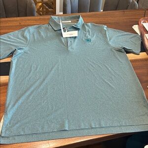 Ashworth Teal Polo Shirt for Men